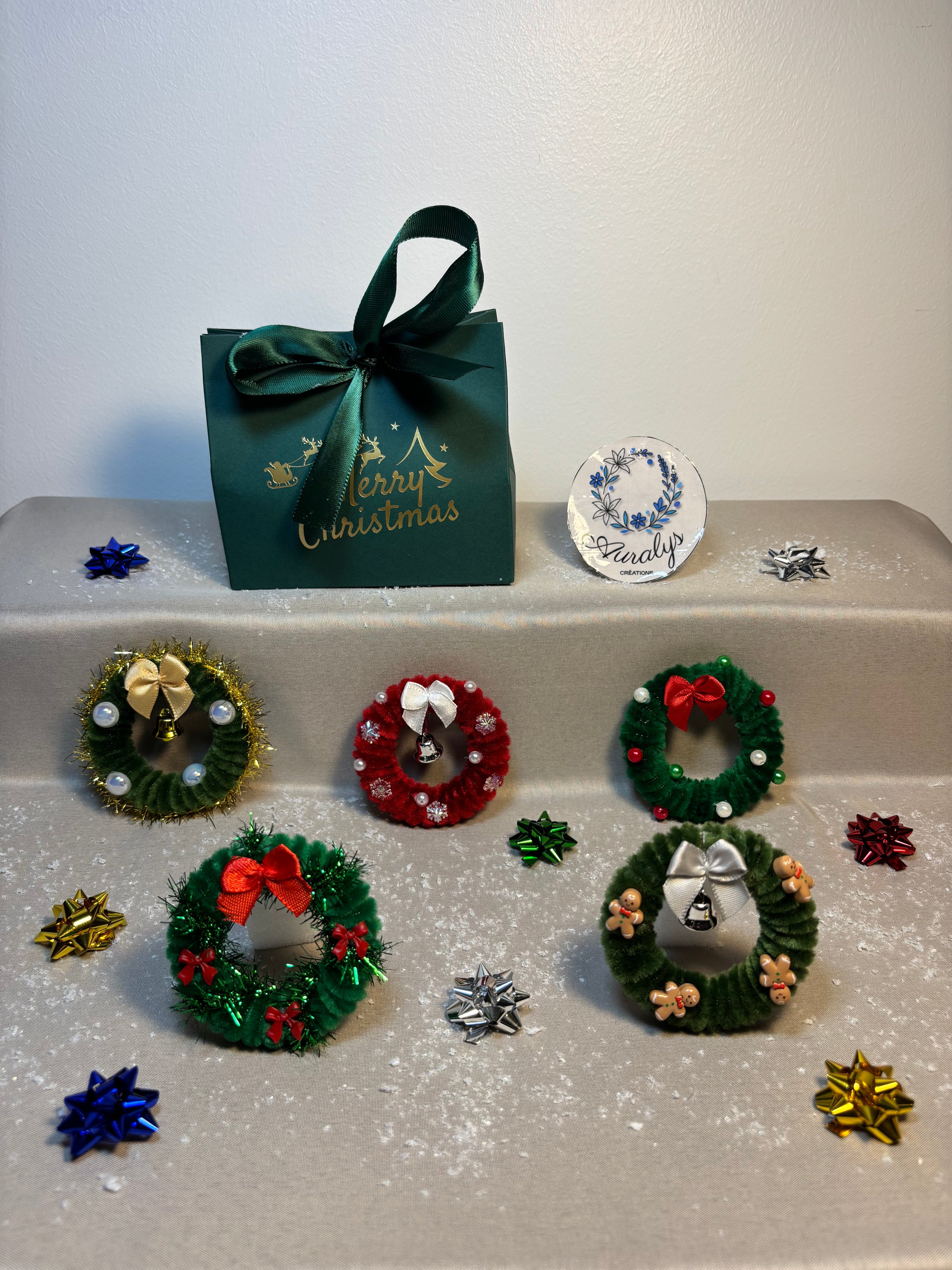 SET 5 mini couronnes Auralys Créations